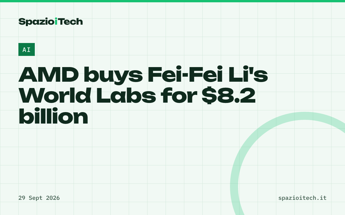 AMD buys Fei-Fei Li's World Labs for $8.2 billion