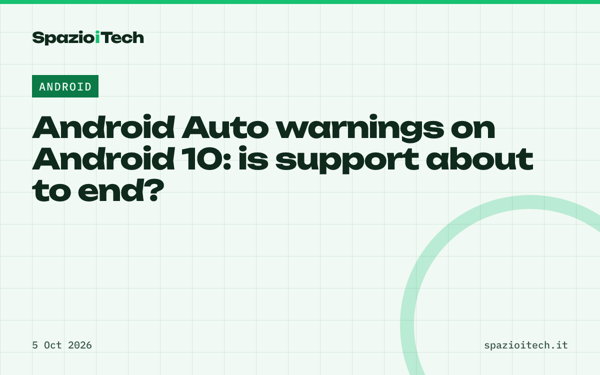 Android Auto warnings on Android 10: is support about to end?