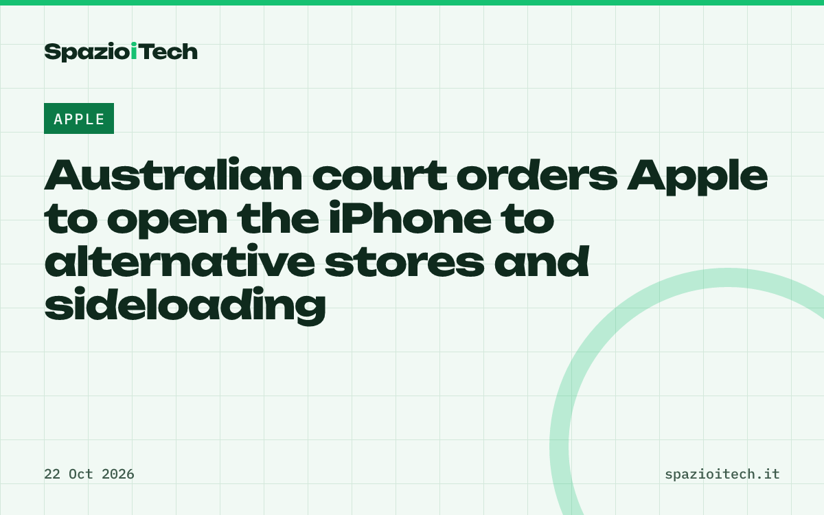 Australian court orders Apple to open the iPhone to alternative stores and sideloading
