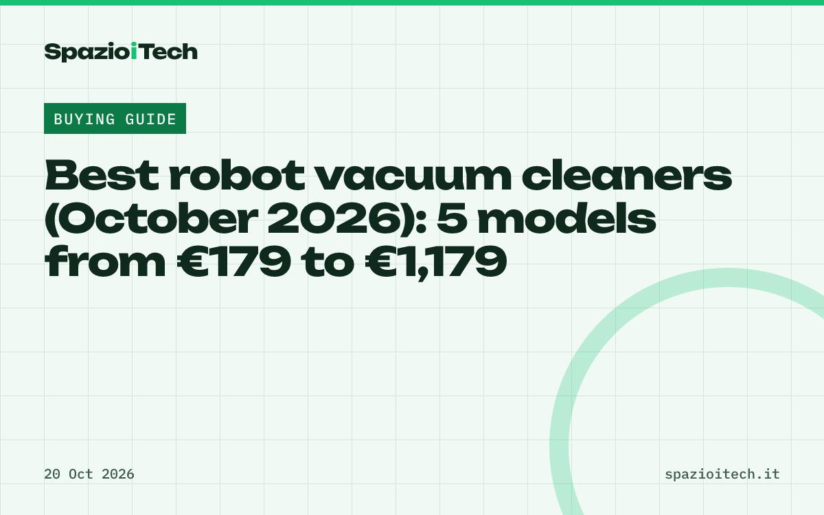 Best robot vacuum cleaners (October 2026): 5 models from €179 to €1,179