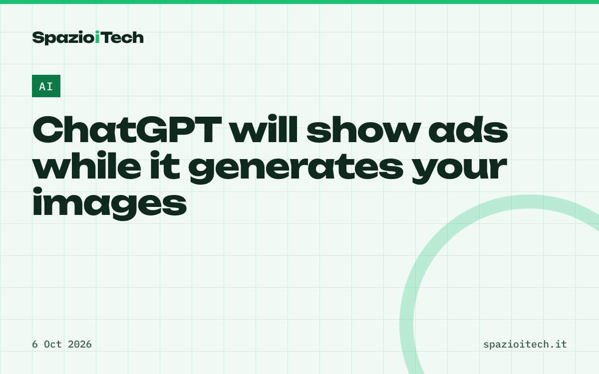 ChatGPT will show ads while it generates your images