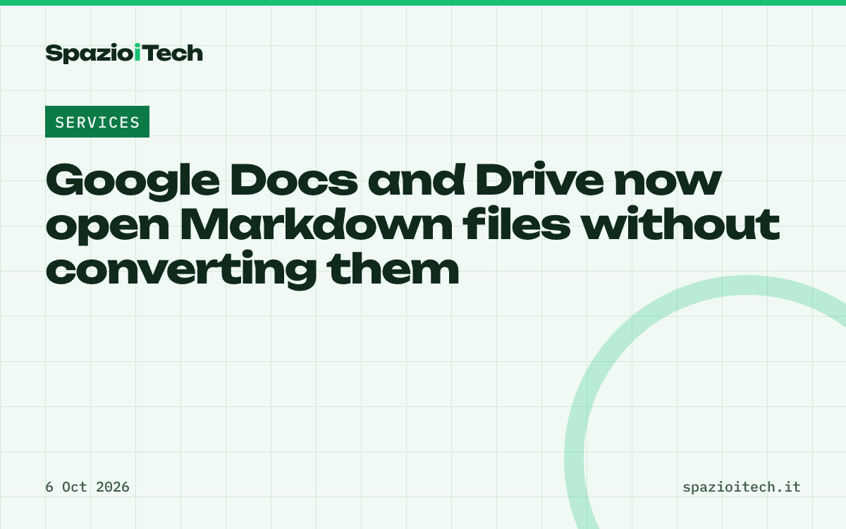 Google Docs and Drive now open Markdown files without converting them