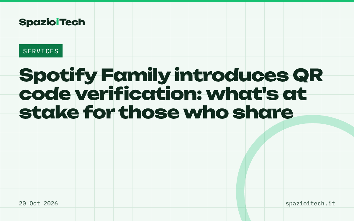 Spotify Family introduces QR code verification: what's at stake for those who share