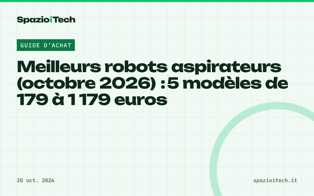 Meilleurs robots aspirateurs (octobre 2026) : 5 modèles de 179 à 1 179 euros