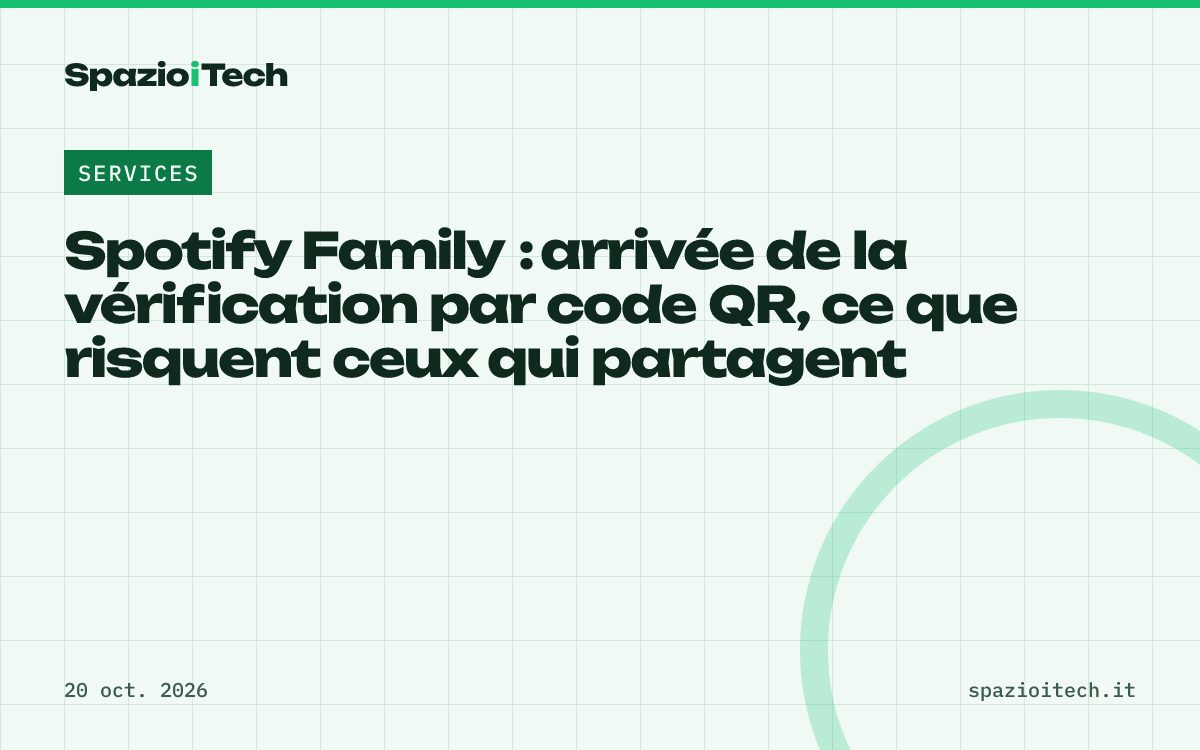 Spotify Family : arrivée de la vérification par code QR, ce que risquent ceux qui partagent