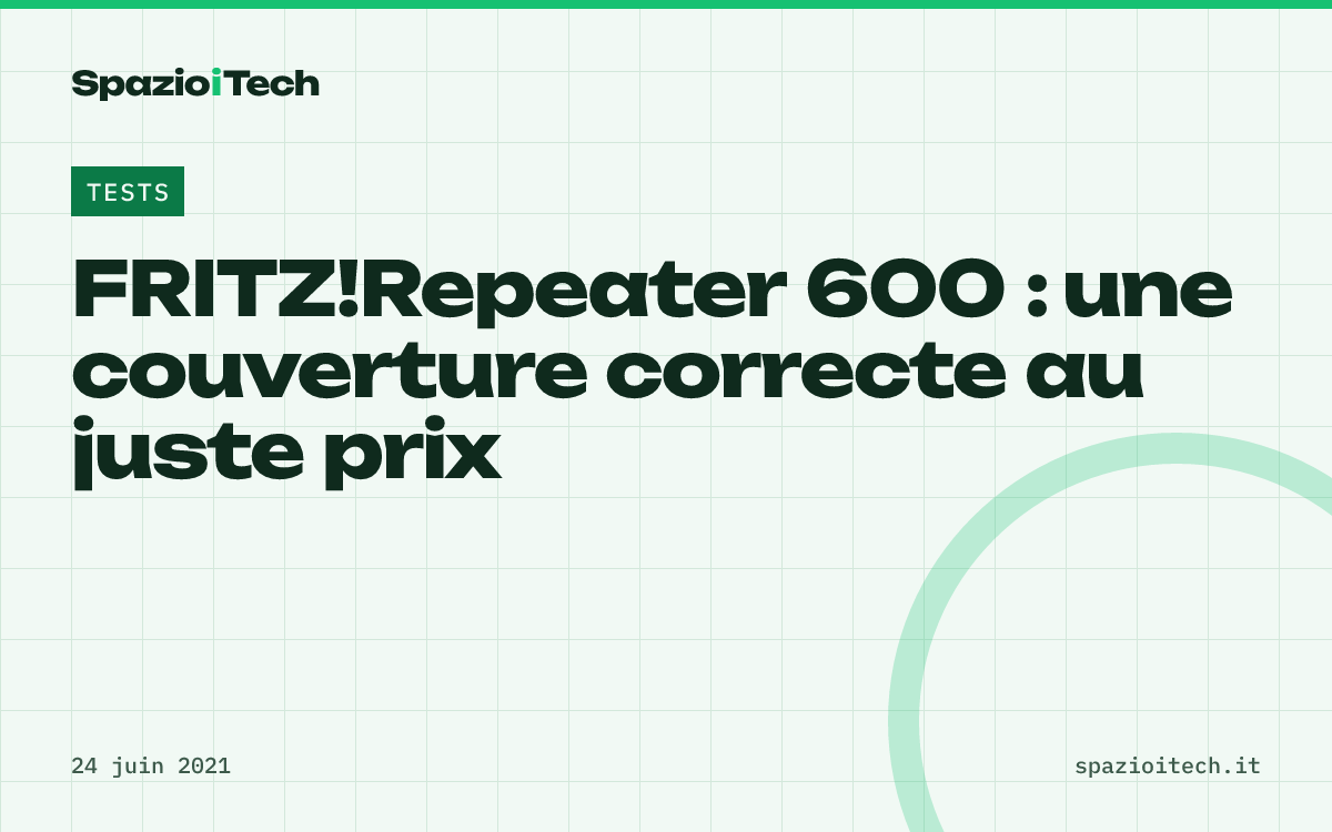 FRITZ!Repeater 600 : une couverture correcte au juste prix