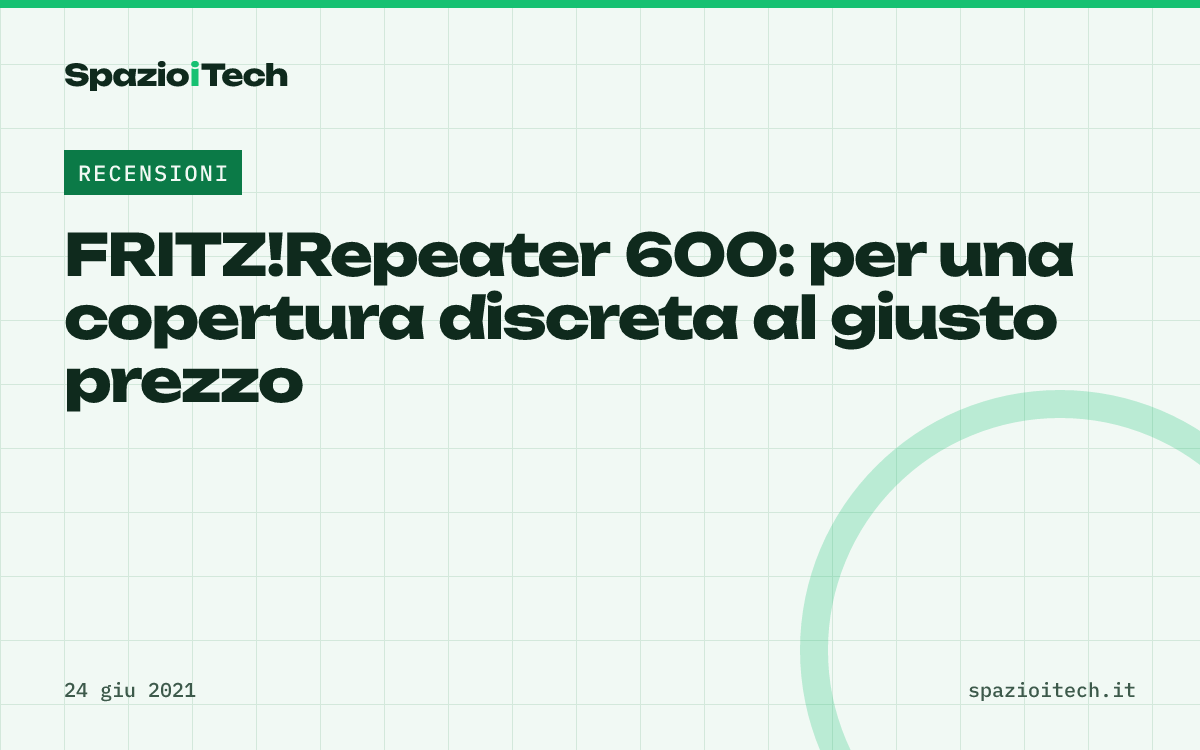 FRITZ!Repeater 600: per una copertura discreta al giusto prezzo