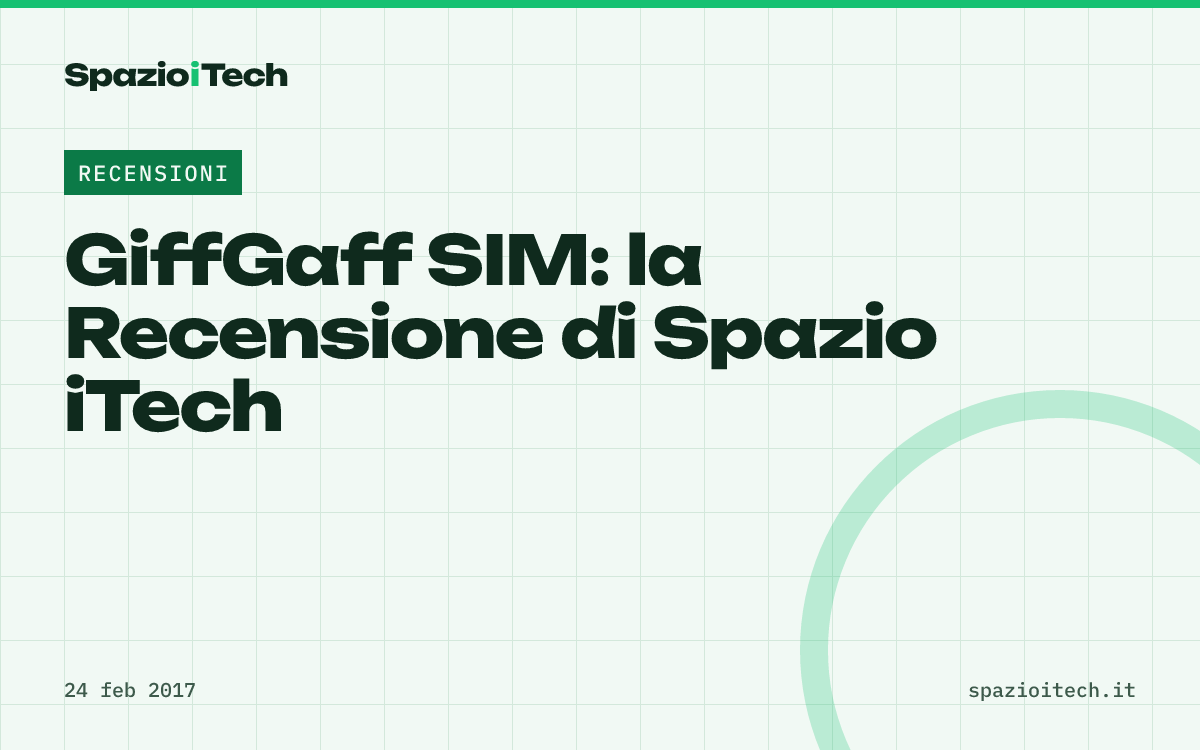 GiffGaff SIM: la Recensione di Spazio iTech