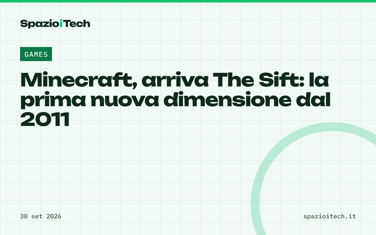 Minecraft, arriva The Sift: la prima nuova dimensione dal 2011
