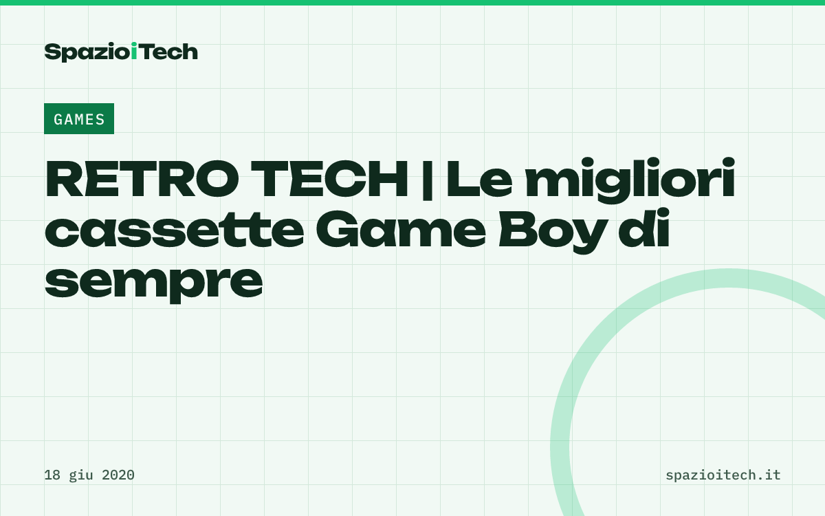 RETRO TECH | Le migliori cassette Game Boy di sempre