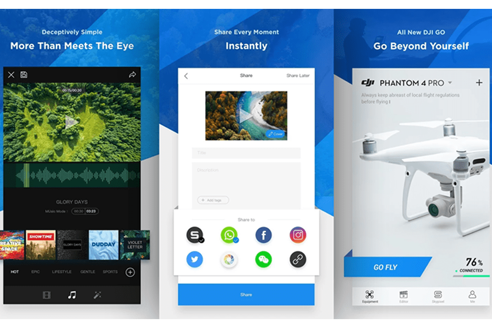DJI GO 4 applicazione