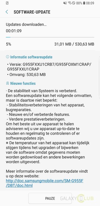 Samsung Galaxy S8 Android 8.0 Oreo