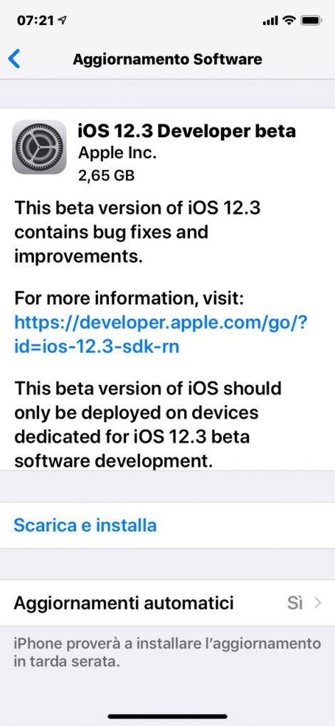 iOS Beta Developer