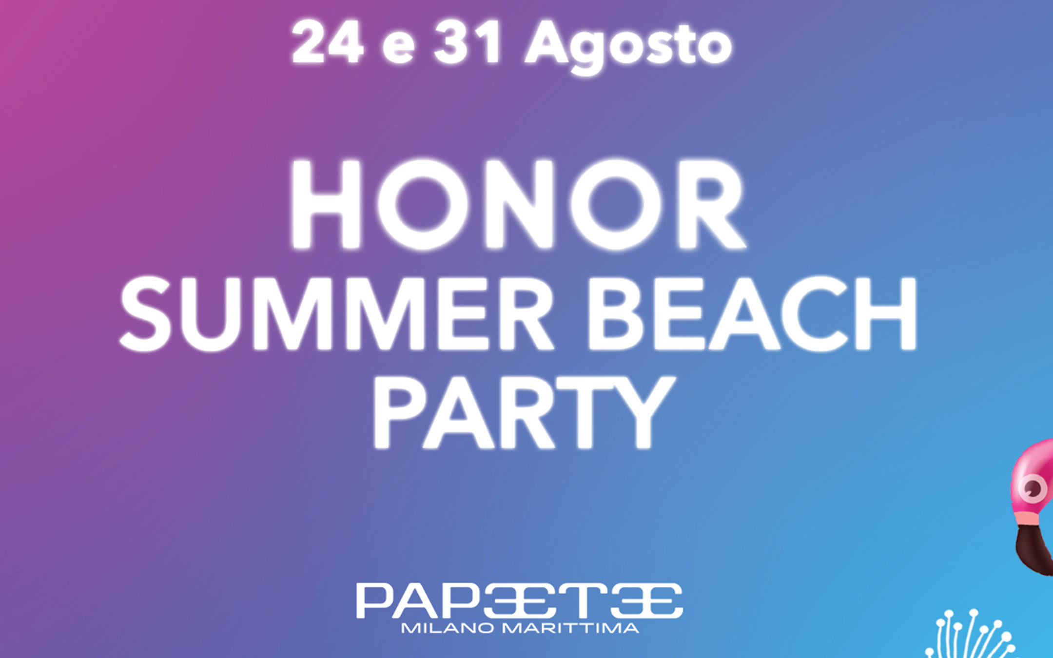Honor Summer Beach Party