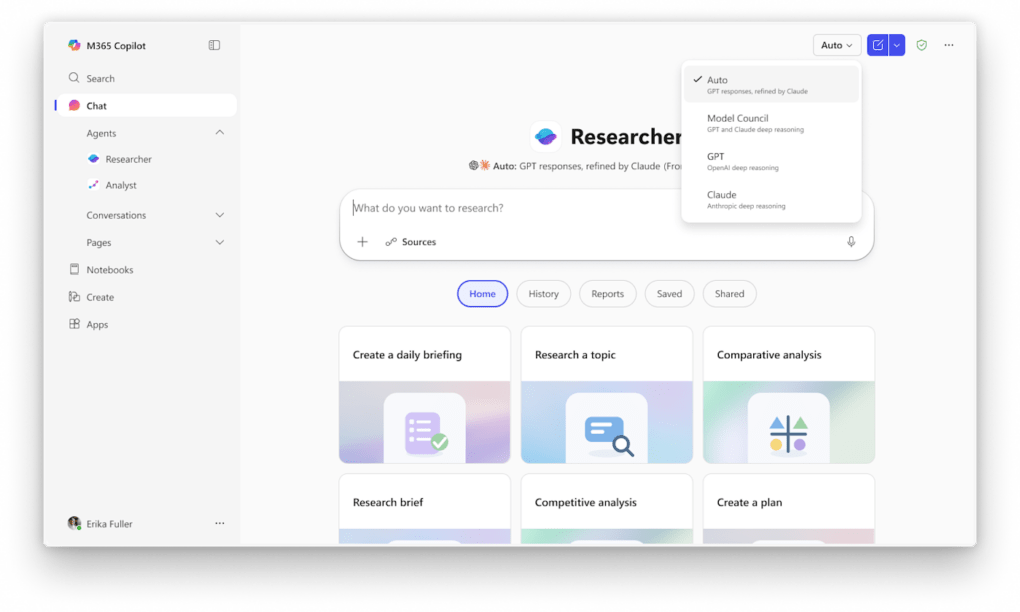 Copilot Researcher 2026: doppio AI per ricerche perfette