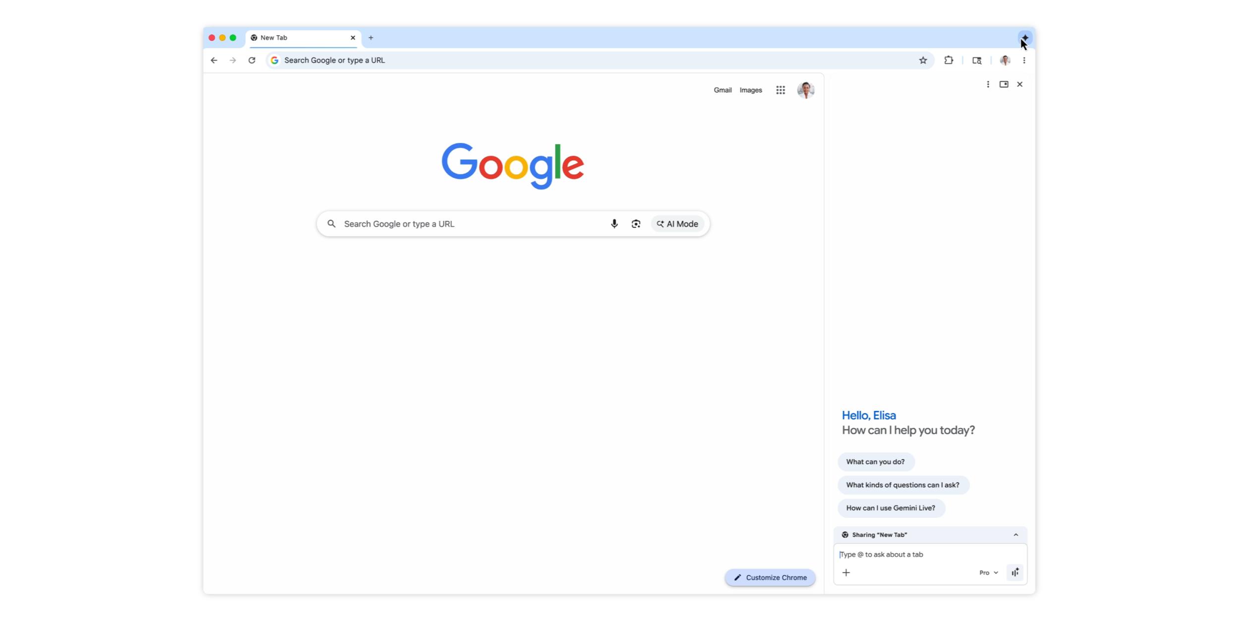 Gemini arriva in Chrome: espansione globale e 50 lingue