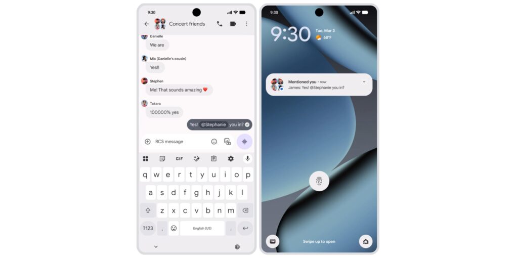 Google Messages: arrivano le menzioni e il cestino RCS
