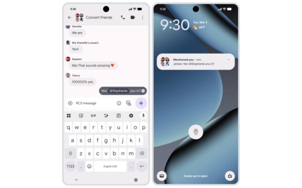 Google Messages: arrivano le menzioni e il cestino RCS