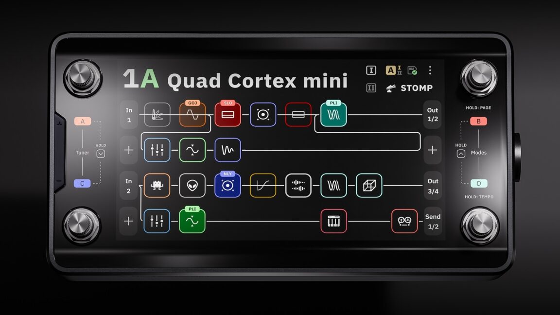 Neural DSP Quad Cortex mini: il futuro è in formato tascabile
