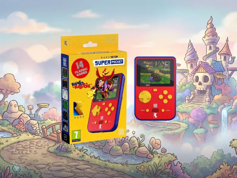 Rare Super Pocket 2026: 14 giochi retrò, Banjo-Kazooie