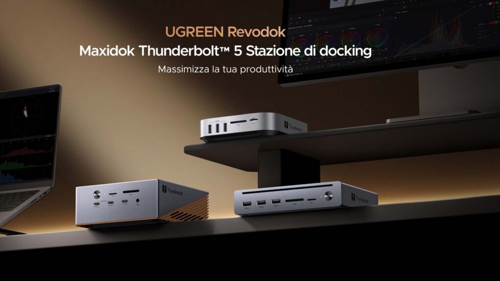 UGREEN Maxidok 2026: tre dock Thunderbolt 5