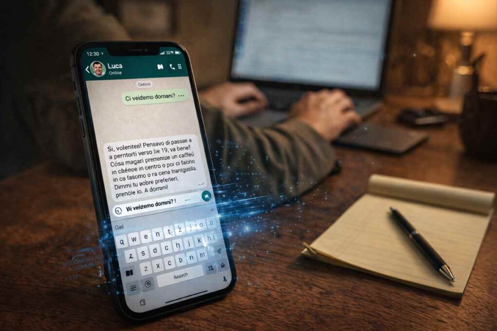 WhatsApp 2026: l'IA scrive i messaggi al tuo posto