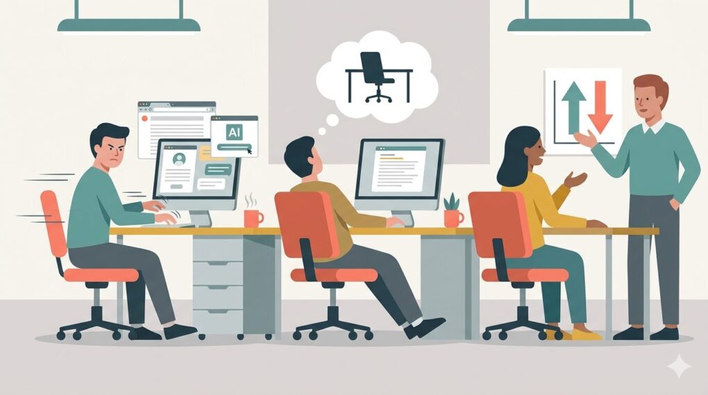 AI al lavoro 2026: Produttività e ansia occupazionale