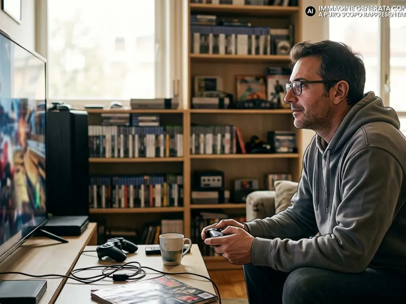 Gaming: 36.000 ore in 36 anni? L'IA svela il tempo perso