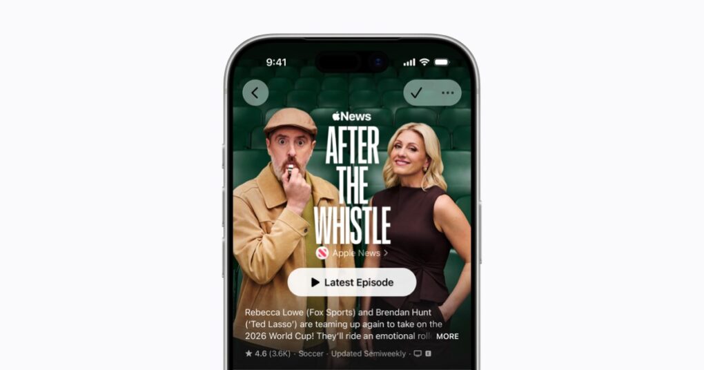 Apple Podcasts e il Mondiale 2026: il ritorno che conta