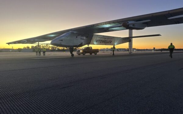 Drone solare Skydweller: record e perdita in mare nel 2026