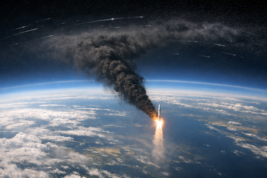 Megacostellazioni 2026: l'impronta nell'alta atmosfera