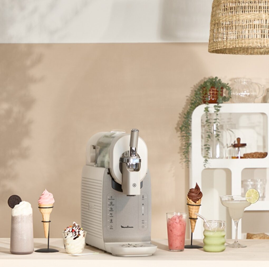 Moulinex Freezi: nuova macchina per gelati, dessert e bevande ghiacciate