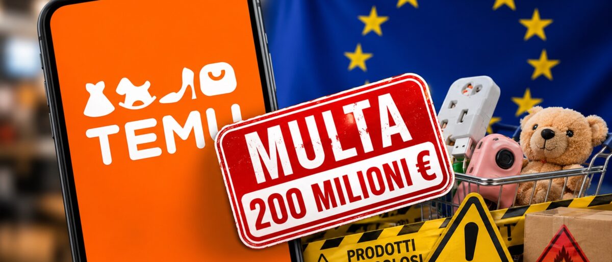 Temu, la stangata UE da 200M€: sicurezza è un lusso nel