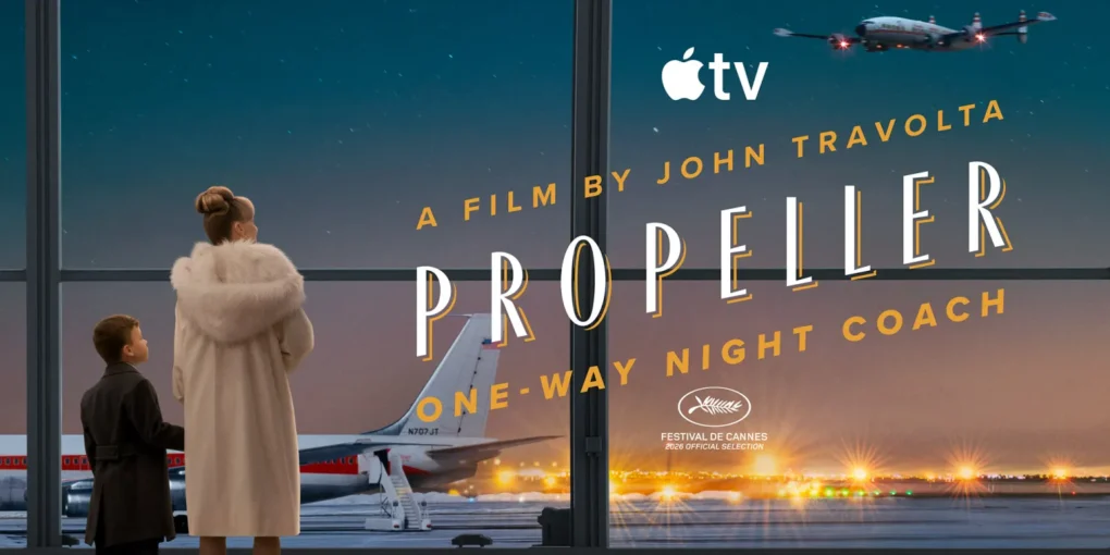 Travolta regista per Apple TV+ nel 2026 con Propeller
