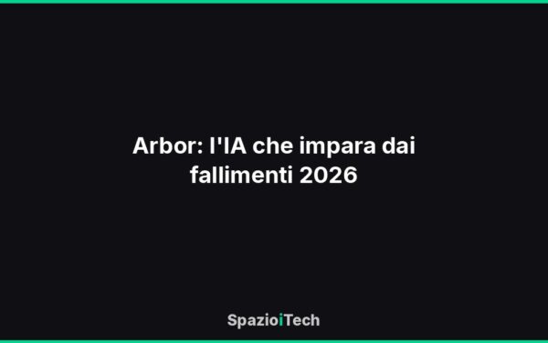 Arbor: l'IA che impara dai fallimenti 2026