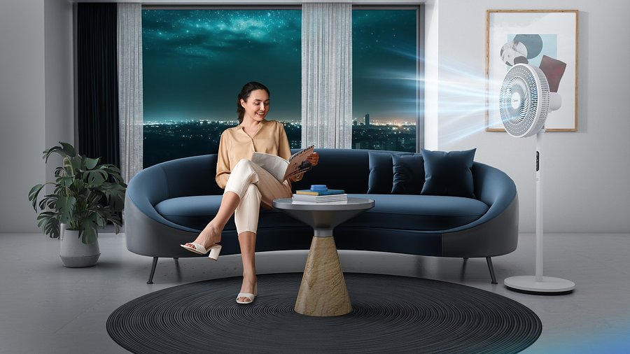 Midea INTRINITY FAN: il ventilatore smart per un’estate silenziosa e confortevole