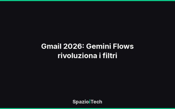 Gmail 2026: Gemini Flows rivoluziona i filtri