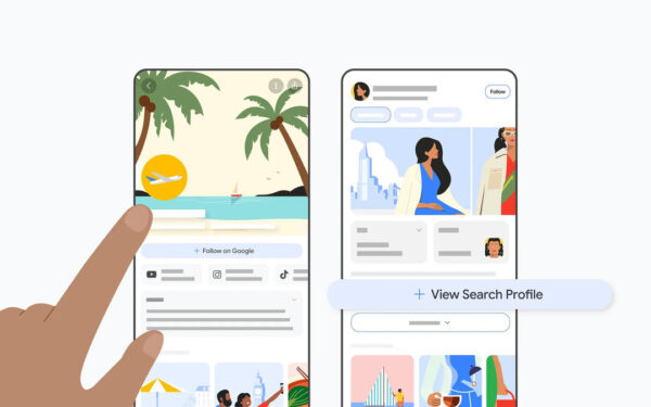 Google Search: arrivano i profili social per i creator