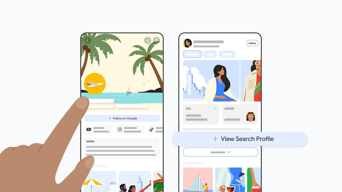Google Search: arrivano i profili social per i creator