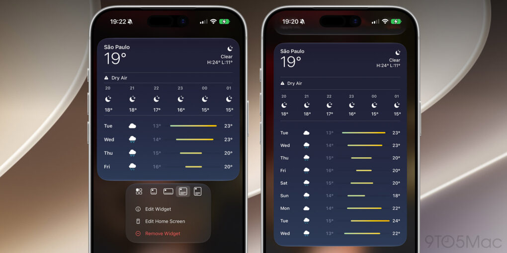 iOS 27: arrivano i nuovi widget extra-large