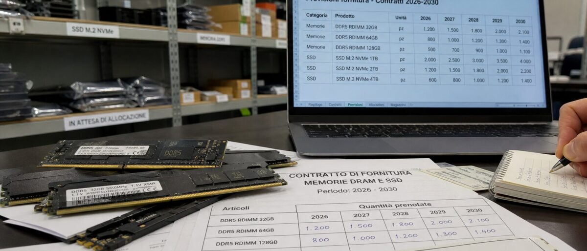 Micron firma accordi da miliardi, ma la RAM continua a