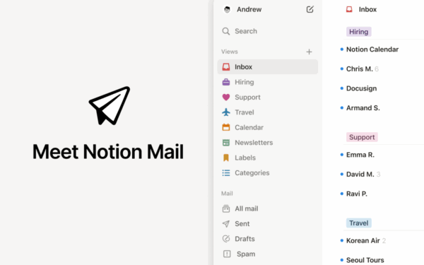 Notion Mail chiude le operazioni, l'IA prende il sopravvento