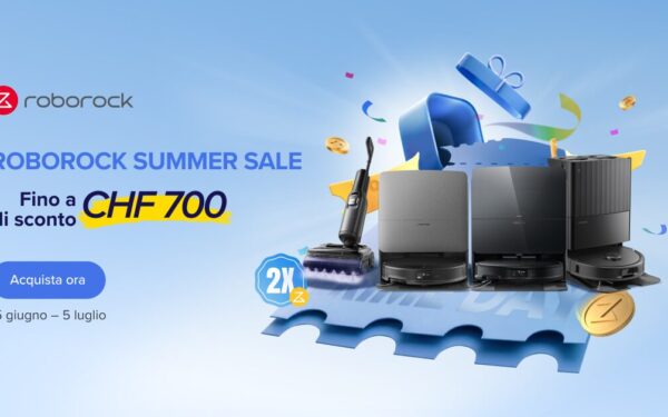 Roborock Summer Sale 2026: sconti fino al 52% su robot aspirapolvere in Svizzera