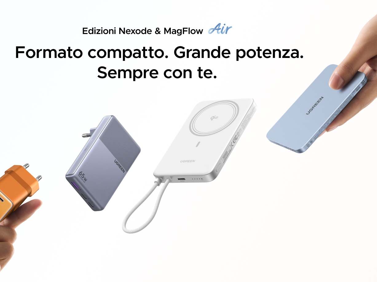 UGREEN Air Editions 2026: addio al caos dei caricatori