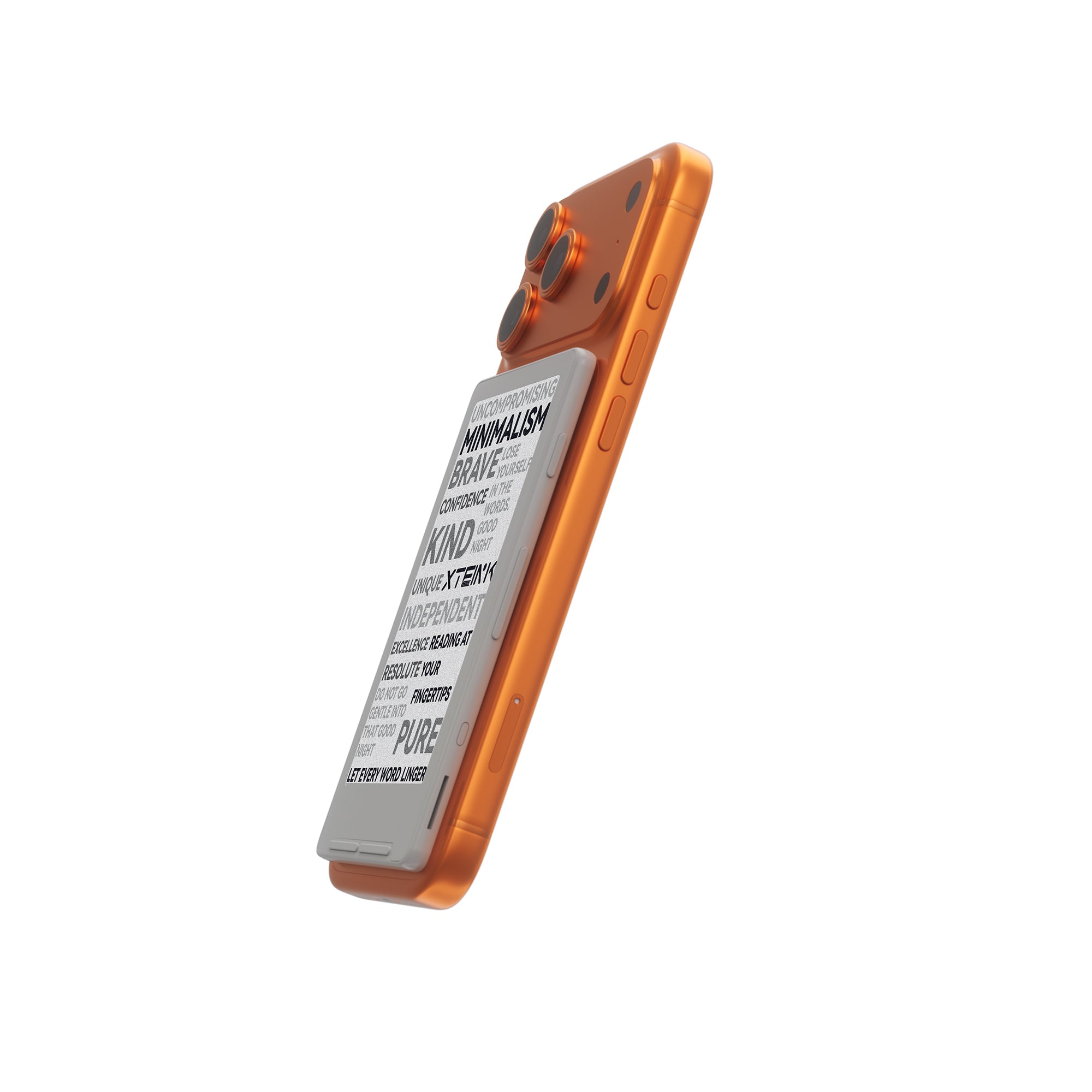 Xteink X4 nero, lettore e-ink tascabile da 4,3 pollici, fronte