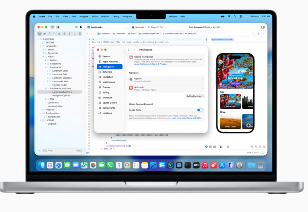 Xcode accoglie Google Gemini per il coding