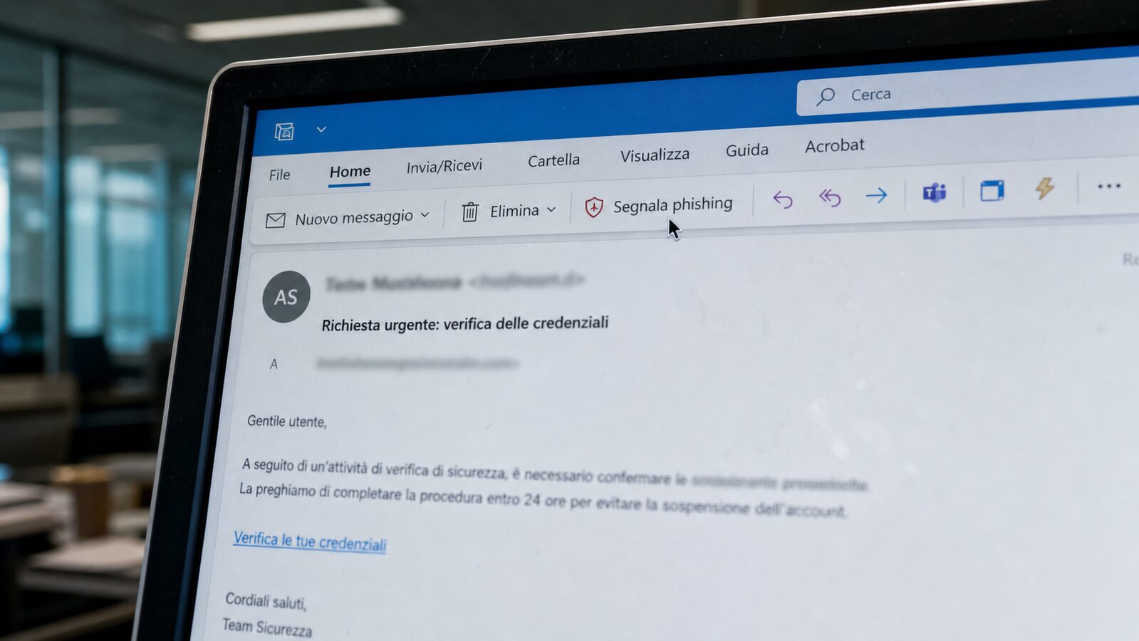 43% delle aziende italiana ha affrontato il phishing AI