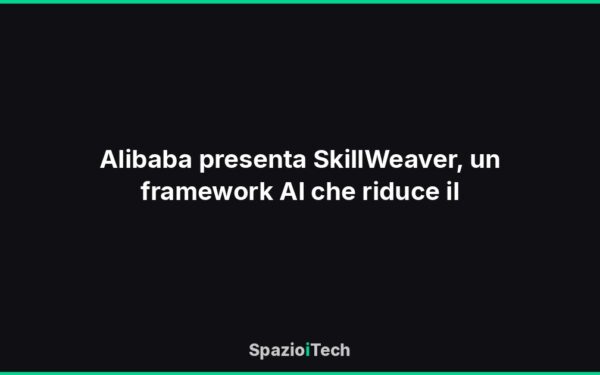 Alibaba presenta SkillWeaver, un framework AI che riduce il