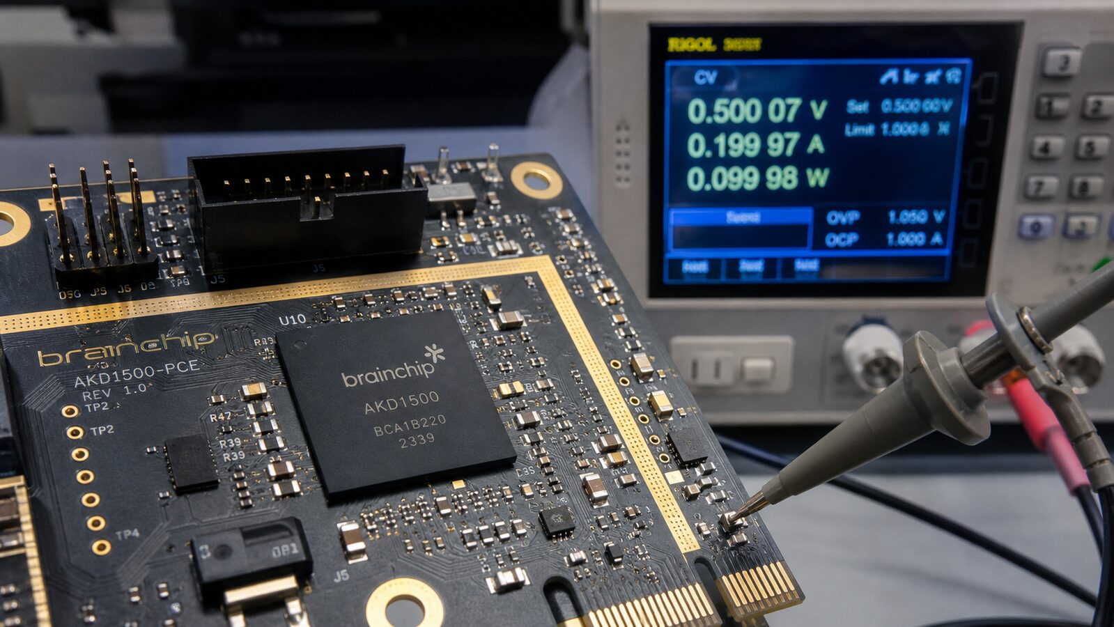 BrainChip lancia il chip AKD1500: IA neuromorfica sul
