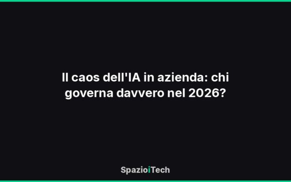 Il caos dell'IA in azienda: chi governa davvero nel 2026?